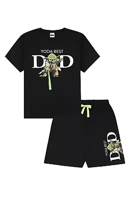 Buy Men's Star Wars Yoda Best Dad Short Pyjama Set Small-2XLarge • 16.99£