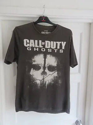 Buy Men's Small Call Of Duty Ghosts Grey T-Shirt 2013 George • 5£