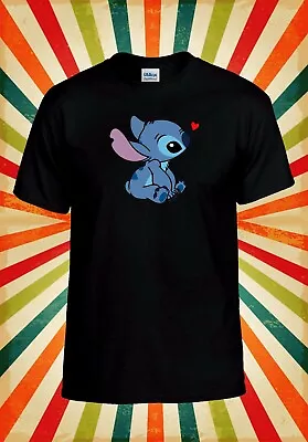 Buy Heart Disney Lilo And Stitch Ohana Men Women Vest Tank Top Unisex T Shirt 2275 • 9.95£