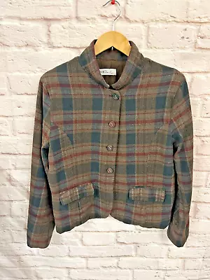 Buy Amici By Baci Brown/ Red Plaid Jacket Size Large • 29.99£