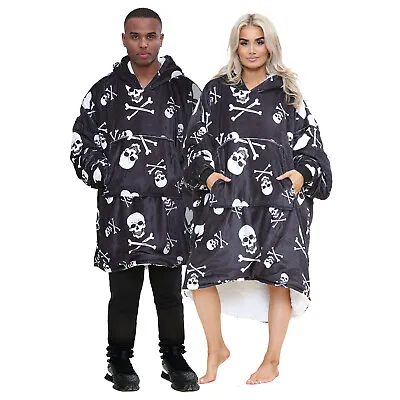 Buy Hoodie Oversized Blanket Sherpa Fleece Ultra Giant Comfy Hooded Sweatshirt Adult • 19.99£