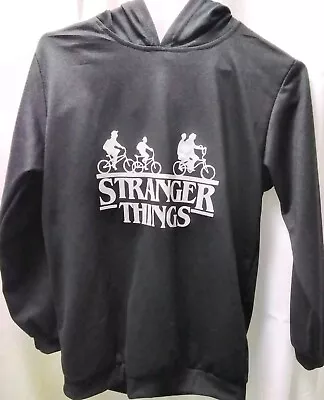 Buy Stranger Things Black Hoodie Size 160cm • 4.99£