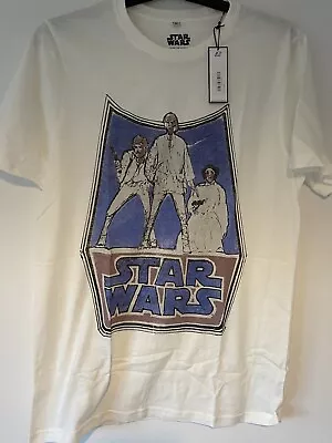 Buy Star Wars Vintage Icon Sketch T-Shirt • 7£