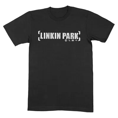 Buy Linkin Park T-Shirt Bracket Logo Rock Band New Black Official • 15.95£