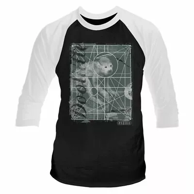 Buy Official Pixies Doolittle Raglan Baseball T Shirt 3/4 Length Sleeve Pixies Tee • 15.95£