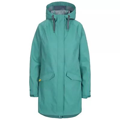Buy Trespass Womens Rain Coat Softshell Jacket Waterproof Longline Coat Matilda • 24.99£