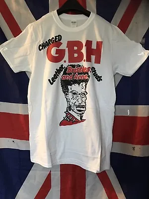 Buy Charged Gbh Tshirt Leather,studs,bristles & Acne Hard Core Punk Metal Med,lrg,xl • 15£