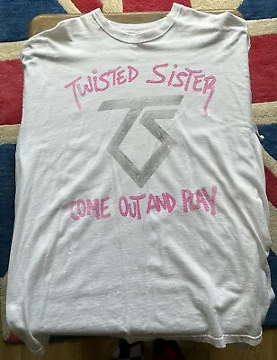 Buy Twisted Sister Come Out And Play T-Shirt Dee Snider SMF Widowmaker • 20£