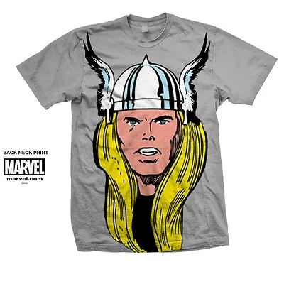 Buy Thor T-Shirt Marvel Comics Avengers Head Print Great Gift For Any Fan • 6.95£