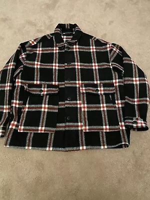 Buy Ladies Navy, Red & White Checked Jacket/top From Asos Design Size Large  • 4£