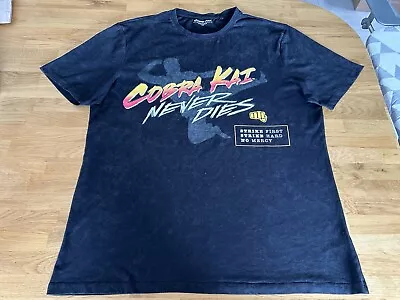 Buy Cobra Kai Mens T-shirt Size XL Ex Con  • 4.99£