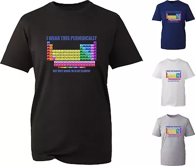 Buy I Wear This Periodically  Number Day Maths Day T-Shirt Periodic Table Chemistry • 7.99£