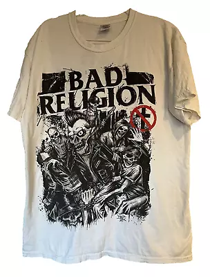 Buy Vintage BAD RELIGION Shirt Large Band Punk 2011 European Tour Rock Nofx Rancid • 33£