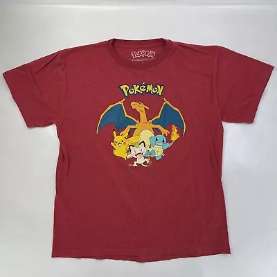 Buy Nintendo Pokémon Charizard & Friends Game Freak Red T-Shirt Youth Size L Casual • 11.37£