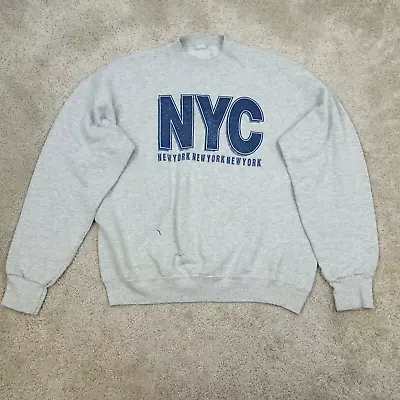 Buy NYC Sweatshirt Mens Extra Large Jumper Sweater New York Graphic Tourist Novelty • 18.99£