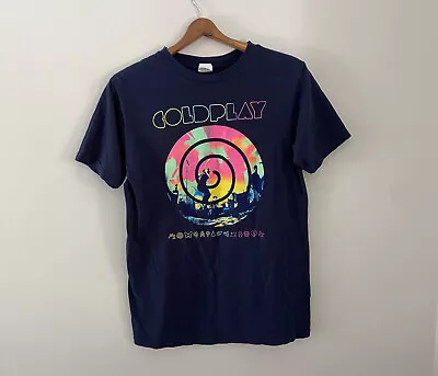 Buy Coldplay Mylo Xyloto US Tour 2012 T Shirt Doulbe Sided Cities Dates Womens Sz M • 18.89£