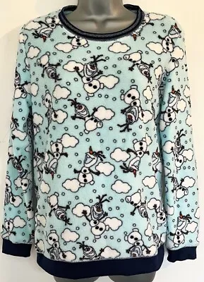 Buy PRIMARK L2L Disney’s Frozen ‘Olaf’ Blue Mix Fleece Pyjama Top Size XS 6-8 BNWT* • 1.99£