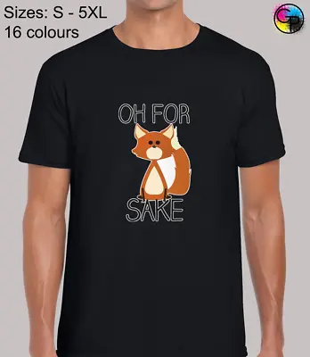 Buy Oh For Fox Sake Funny Novelty Regular Fit T-Shirt Top TShirt Tee For Men • 9.95£