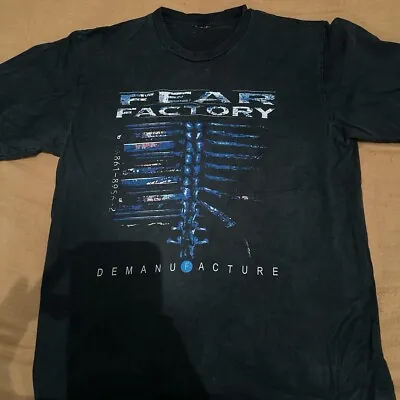 Buy Vintage Fear Factory Metal Band T Shirt Size: L • 30£