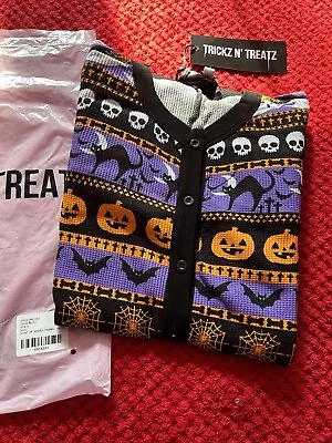 Buy Dolls Kill Night Of Spooks Halloween Gothic Pyjamas Loungewear Size Small • 35£
