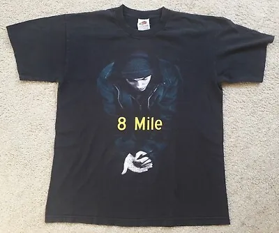 Buy EMINEM 8 Mile Official Vintage 2002 T Shirt Rap Tee M Hip Hop D12 Soundtrack LP • 199£