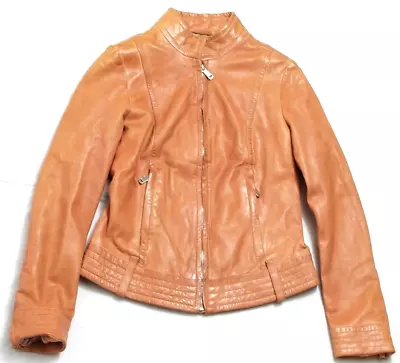 Buy LA REINE BLANCHE Women's Genuine Sheep Leather Jacket Size EU38 / 8-10 • 35£