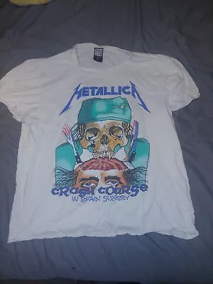 Buy Mens T-Shirt M/L Metallica  • 7.99£