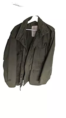 Buy Vintage Alpha Industries Military Jacket M 70s M65 Field Cold Weather USA Made • 119.95£