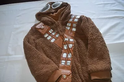 Buy Disney Store Size 5/6 Chewbacca Zippered Fleece Hoodie Star Wars  • 14.41£