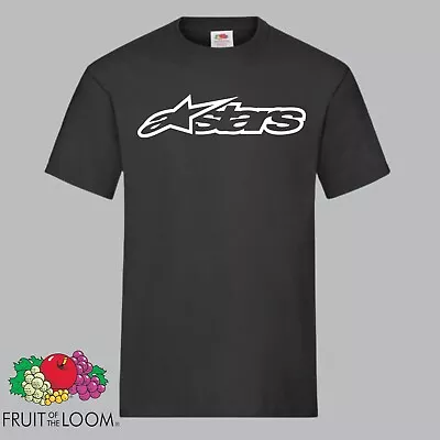 Buy Mens Alpinestars Printed Logo Motorbike T Shirt Moto Biker F1 Racing Top Shirt • 10.99£