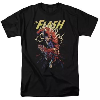 Buy The Flash Ripping Apart DC Comics Licensed Adult T-Shirt • 21.13£