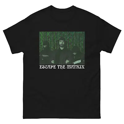 Buy Andrew Tate Top G Escape The Matrix Cuffed T Shirt Mens Unisex Wuji 444 Clothing • 24.99£