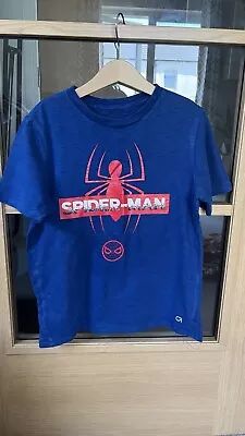 Buy Gapfit Boys Spider-Man Blue T Shirt Size Medium Check The Back  • 1.99£