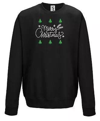 Buy Christmas Jumper Merry Christmas W/ Tree Sweater Funny Gift All Size Adult & Kid • 12.99£
