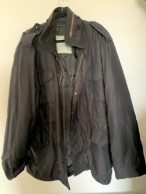 Buy Vintage M-65 US Army Military Field Coat & Liner Cold Weather Jacket Large M65 • 15£