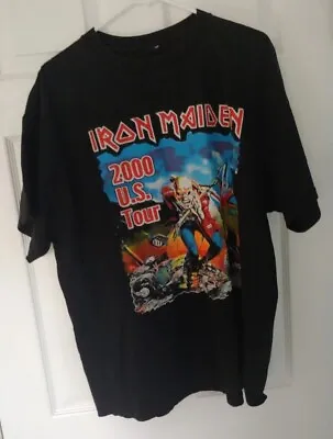 Buy Iron Maiden T-shirt US Tour XL 2000 Bruce Dickinson Vintage Queensryche  • 110.88£