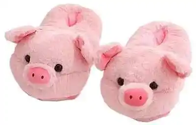 Buy  Animal Slippers Hamster Slippers Pig Slippers Duck And Sheep 5-11 Pig Pink • 33.25£