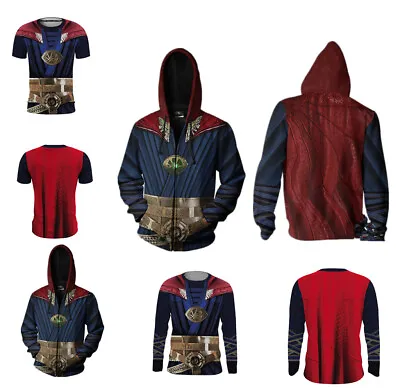 Buy Doctor Strange Hoodies Spiderman No Way Home Sweatshirts T-Shirts Jacket Costume • 15.60£