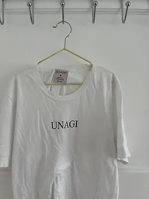 Buy Rock On Ruby ‘Unagi’ Logo T-shirt White Size XS • 0.99£