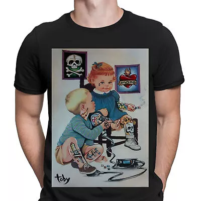 Buy Tattoo Your Friends Friendship Skull Retro Vintage Mens T-Shirts Tee Top #D • 13.49£
