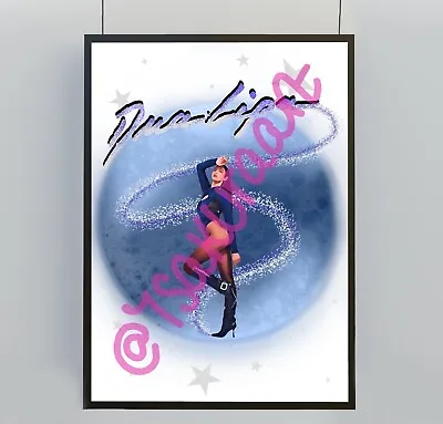 Buy Dua Lipa Poster A4 Future Nostalgia The Moonlight Edition Art Print, Dua Merch • 9.99£