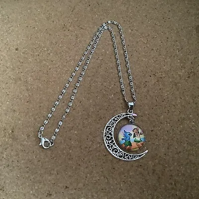 Buy Stitch Necklace  Pendant Charm Jewellery Necklace  🎁 • 3£