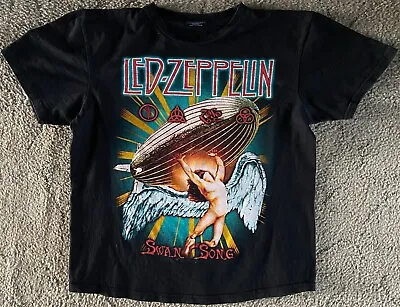 Buy Led Zeppelin Swan Song  Pre-loved T-Shirt Official Merch Size = S • 7.51£