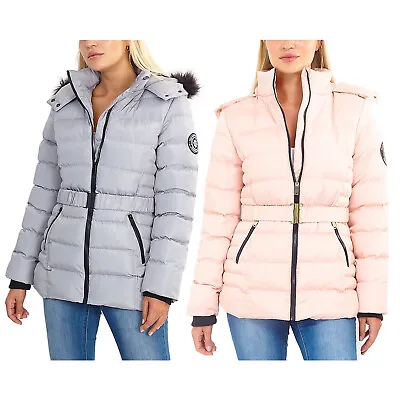 Buy Brave Soul Ladies Womens Winter Warm Jacket Quilted Thick Coat Top Hooded Parka • 28.99£