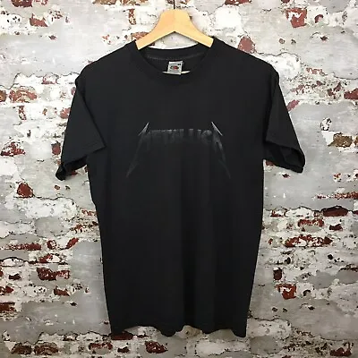 Buy Fruit Of The Loom Mens Black Short Sleeved T Shirt Size Small S Metallica • 7.99£