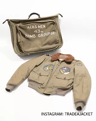 Buy Wwii Usaaf Grouping 64th Bomb Sq - 43rd Bomb Group  Ken’s Men  Type B-10 Jacket • 24,864.82£