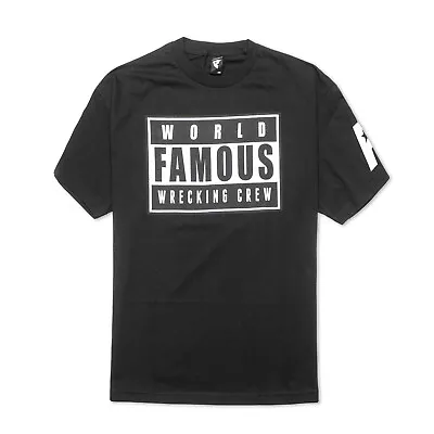 Buy Authentic Famous Stars And Straps World Wrecking Crew Tee T-Shirt- CA3  Small • 13.99£