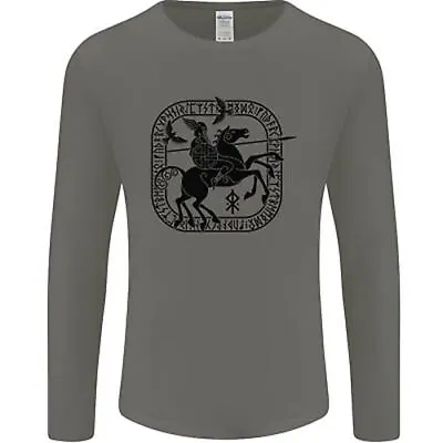 Buy Odin Wotan Vikings Valhalla Norse Mythology Mens Long Sleeve T-Shirt • 12.99£