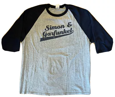 Buy 2003 Simon & Garfunkel Old Friends 03 Baseball T Shirt Vintage Y2K XL • 28.42£