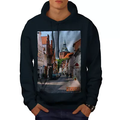 Buy Wellcoda Germany Small Street Mens Hoodie, German Casual Hooded Sweatshirt • 25.99£